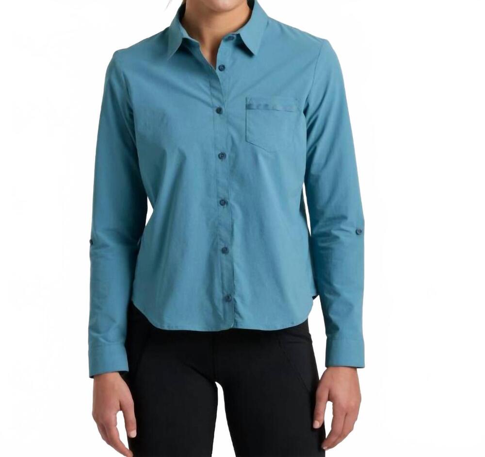 NEW KUHL wander long sleeve shirt in alpine lake